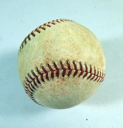 2020 Milwaukee Brewers Çukur Korsanları Oyunu Kullanılmış Beyzbol Orlando Arcia Tek 9-Oyun Kullanılmış Beyzbol Topları