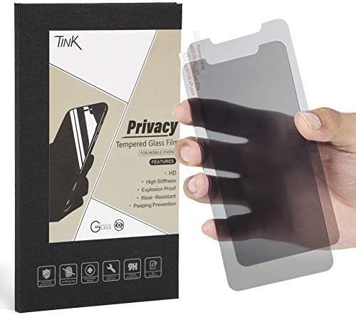 Ekran koruyucu koruyucu iPhone Xs max,Anti-Casus Temperli Cam Filmi, 9H Sertlik, Kurulumu Kolay, 2'li Paket