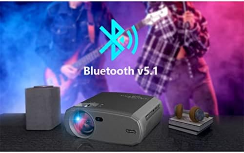 n / a V50 Taşınabilir 5g WıFı Projektör Mini Akıllı Gerçek 1080 p Tam Film Proyector 200 Büyük Ekran Led Bluetooth
