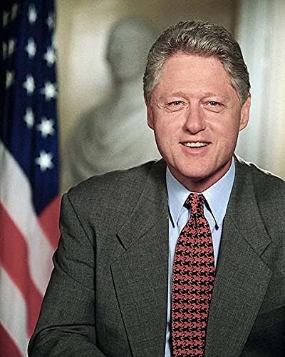 Başkan Bill Clinton Beyaz Saray Portresi 11x14 Gümüş Halide Fotoğraf Baskısı