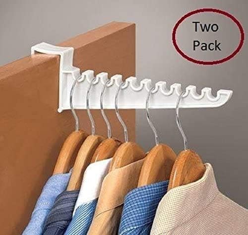 Kapı Kancasının Üzerinde 2 Paket - 9 - Çamaşırlar için-Takımlar-Paltolar-Elbiseler-Yerden Tasarruf - Kendinizi Düzenli