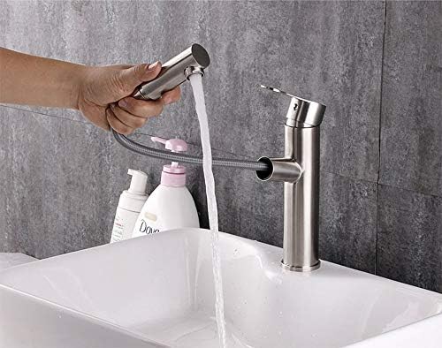 NEOCHY Banyo Çekme Musluk Sıcak ve Soğuk Musluk Mutfak evye musluğu,lavabo Musluk / Olmadan açılı vana / Kısa