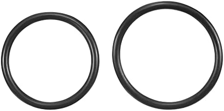 MECCANİXİTY Nitril Kauçuk O-Ringler 45mm 50mm OD 37mm 42mm ID 4mm Kalınlığında Conta Contası, siyah 20in1 Set