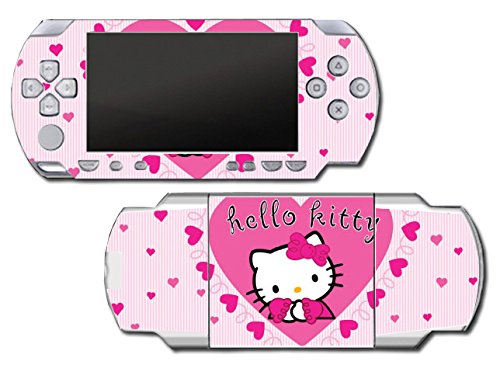 Hello Kitty Pembe Kalpler Mitten video oyunu Vinil çıkartma kaplama Sticker Kapak Sony PSP Playstation Taşınabilir
