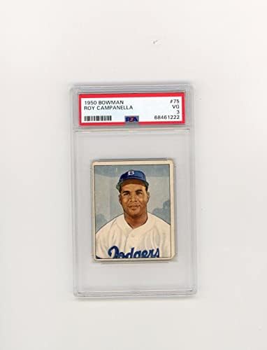 1950 Bowman Beyzbol psa'sı 375 Roy Campanella Güzel 3! Sadece Dereceli-Beyzbol Slabbed Çaylak Kartları