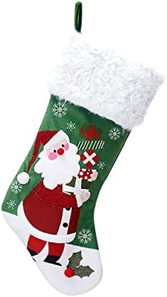 Noel Küçük Çorap Noel Ağacı Kolye Süslemeleri Noel Çorap hediye çantası Saçağı Çelenk