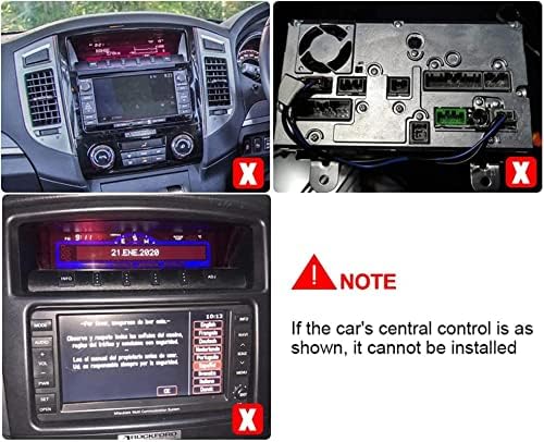 Android 10.0 Otomatik Stereo 2 DİN Radyo Mitsubishi Pajero 2006-2014 İçin GPS Navigasyon 9in Dokunmatik Ekran MP5