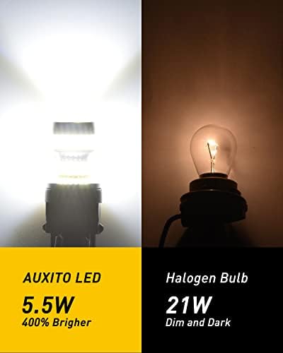 AUXITO HB5 9007 LED Ampuller ve 3156 3157 LED Ampuller Beyaz Kombinasyonlar, Toplamda 4 Ampul