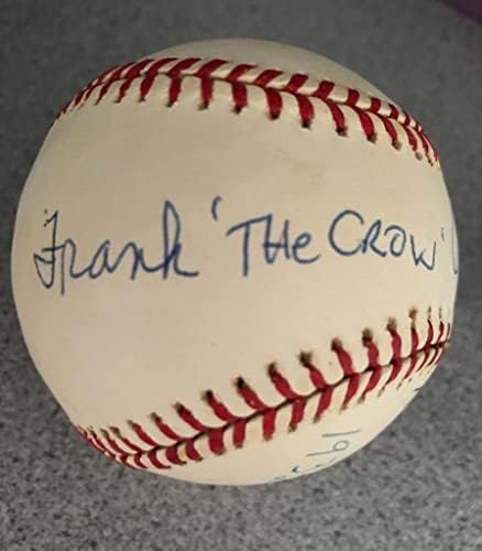 FRANK CROSETTİ, Resmi Amerikan Beyzbol Ligi JSA AH58378 İmzalı Beyzbol Toplarını İmzaladı