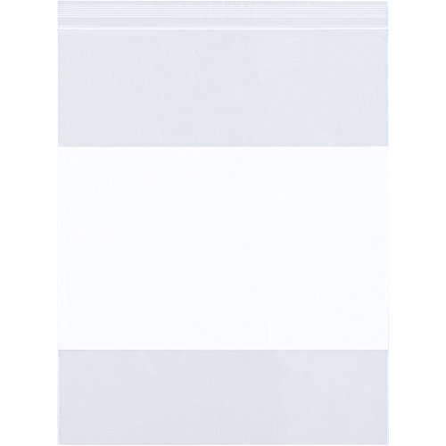 4 x 8 - 2 Mil Beyaz Blok Yeniden Kapatılabilir Poli Çanta, indirimli Kargo ABD