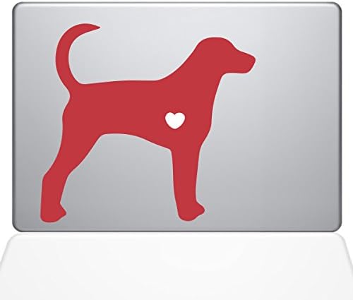Çıkartma Gurusu Foxhound'umu Seviyorum MacBook Çıkartma Vinil Çıkartması - 15 MacBook Pro (2015 ve Üstü) - Kırmızı