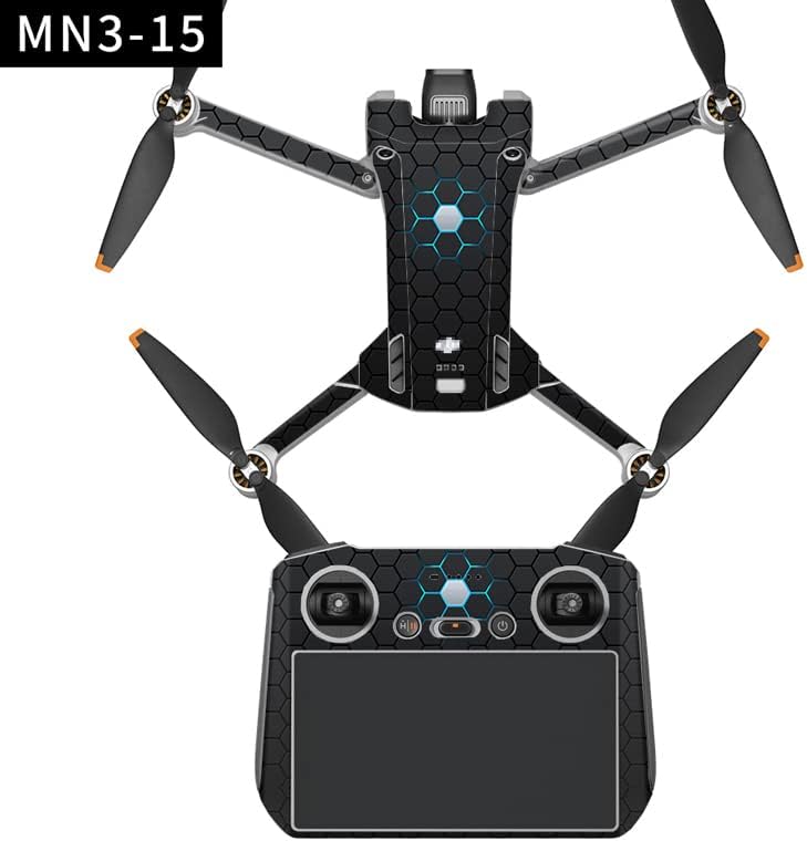 [Drone Aksesuarları] PVC Sticker Cilt için DJI Mini 3 PRO Drone Vücut Uzaktan Kumanda koruyucu film Dekoratif Çıkartmalar