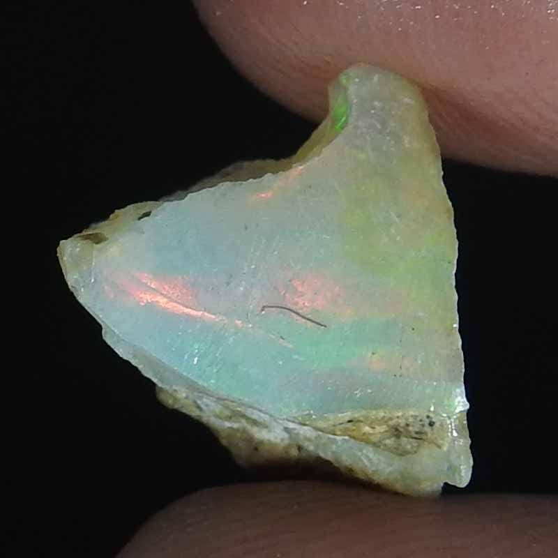 Jewelgemscraft™ 02.70 CT. Ultra Yangın Ham Opal Taş, Doğal Kaba, Taş Kristalleri, Etiyopya Opal Kaya, Takı Yapma