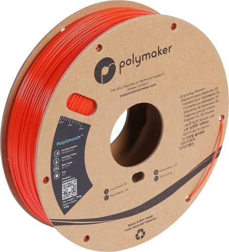 2.85 mm Polymaker PolySmooth PVB Filament 3mm Kırmızı Filament 750g - Kırmızı PVB Filament PLA Filament 2.85 Gibi