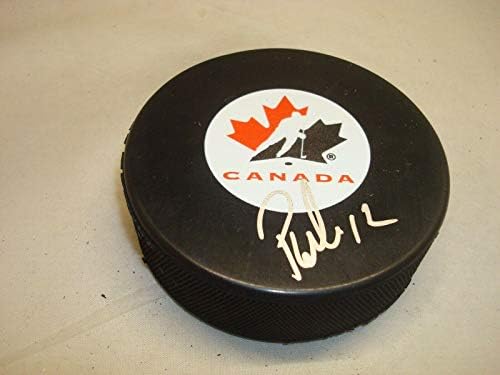 Patrick Marleau İmzalı Kanada Takımı Hokey Diski İmzalı 1C İmzalı NHL Diskleri