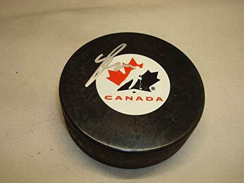 Ryan Nugent-Hopkins İmzalı Kanada Takımı Hokey Diski İmzalı 1A İmzalı NHL Diskleri