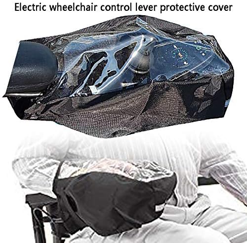 EMVANV Güç Tekerlekli Sandalye Kolu Joystick Kapak, Dayanıklı Su Geçirmez Tekerlekli Sandalye kontrol kapağı yağmur