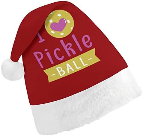 Aşk Turşu Topu Noel Şapka Kişiselleştirilmiş Santa Şapka Komik Noel Süslemeleri