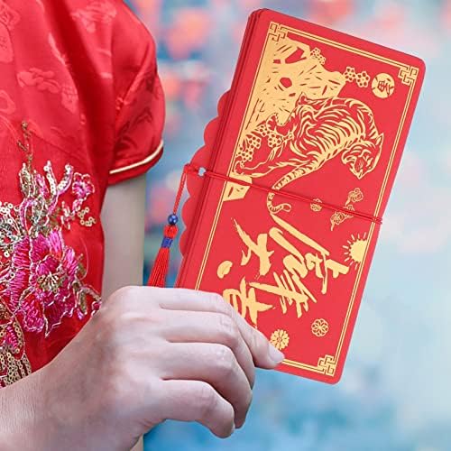 2 adet 2023 Yeni Yıl Kırmızı Zarflar Desen Tavşan Yılı Çin Para Paketi Zarfları Bahar Şenliği Şanslı Para Paketi