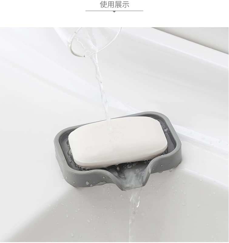 DOITOOL Bar Sabunluk 2 ADET Kendinden Drenajlı Sabunluklar-Premium Silikon Sabunluk Sabunluk-Duş, Banyo, Mutfak,