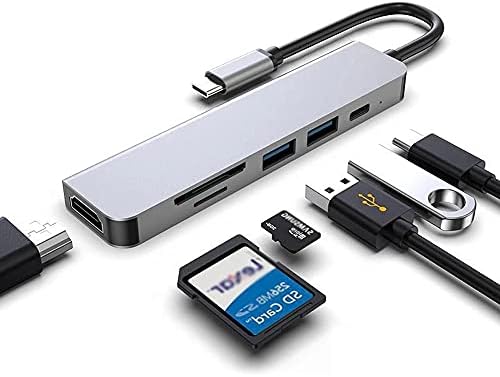 CHYSP USB HUB C Adaptörü 6 in 1 USB C USB 3.0 HDMI Uyumlu Dock USB - C Tip C 3.0 Splitter