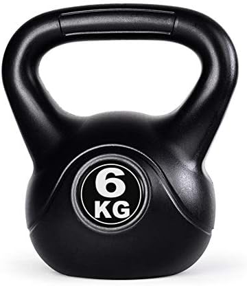 Kettlebells WXYZ 6 kg / 13.2 lbs Siyah Spor Çevre Koruma Pp Malzeme Kum Dolum, ev Jimnastik Salonu Gücü Eğitim Ağırlık