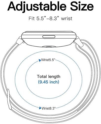 Lamshaw ile Uyumlu Mindrose kordon akıllı saat, Streç Elastik Ayarlanabilir Kayış için Uyumlu Mindrose H80 1.47 inç