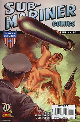 Sub-Mariner Çizgi Romanları 70. Yıl Dönümü Özel 1 VF; Marvel çizgi romanı / Namor Zamanında