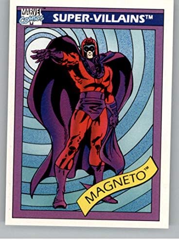 1990 Impel Marvel Universe 63 Magneto Spor Dışı Eğlence Ticaret Kartı Ham (NM veya Daha İyi) Durumda