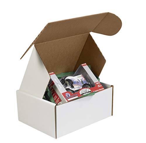 Kutular Hızlı BFMFL1295 Deluxe Edebiyat Karton Postaları, 12 1 / 8x9 1 / 4x5 İnç, Oluklu Kalıp Kesim Nakliye Kutuları,