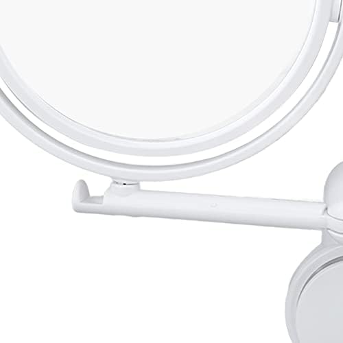 Yosoo Duvara Monte Makyaj Aynası, Büyüteçli Makyaj Aynası Taşınabilir Kozmetik Ayna Büyüteçli ayna Vantuz Paslanmaz