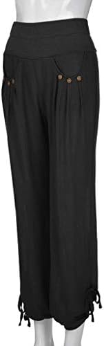 Kapri pantolonlar Kadınlar için Artı Boyutu Gevşek Rahat Dantelli Yoga Salonu Harem pantolon S-5XL