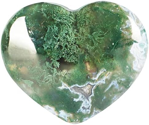 Artistone Kristaller Kalp Taşlar 2 İnç Doğal Taş Şifa Kalp Aşk Şekilli Palm stres taşı Meditasyon Anksiyete Stres