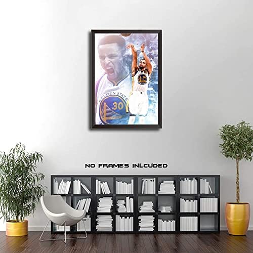 RUİYAN Stephen Curry Poster Duvarlar için, basketbol Süperstar Spor Tuval Duvar Sanat Baskı, ilham Man Cave Boys