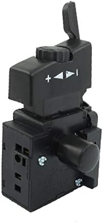 X-DREE AC 250V 6A Kilidi Siyah El Matkabı Güç Hız Kontrol Tetik Anahtarı (İsteğe bağlı hız kontrol cihazı)