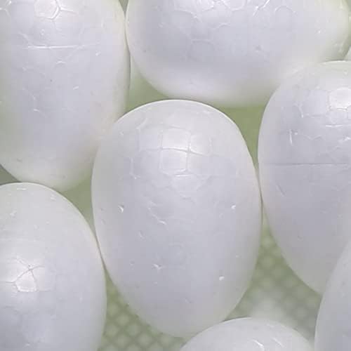 ABOOFAN 150 pcs Pürüzsüz Paskalya Köpük Yumurta Yapma Çocuklar Cm Süslemeleri Beyaz Yumurta - Boyama için Malzemeleri