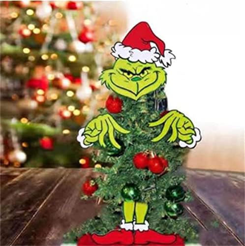 Noel Süslemeleri, Grinch Noel Ağacı, Noel Ağacı Topper, Noel Süslemeleri Grinch Temalı Parti Malzemeleri