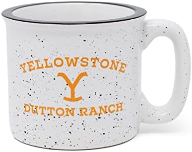 Yellowstone Dutton Ranch Logosu 15 oz Kamp Ateşi Kupası