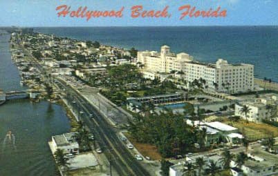 Hollywood Plajı, Florida Kartpostalı