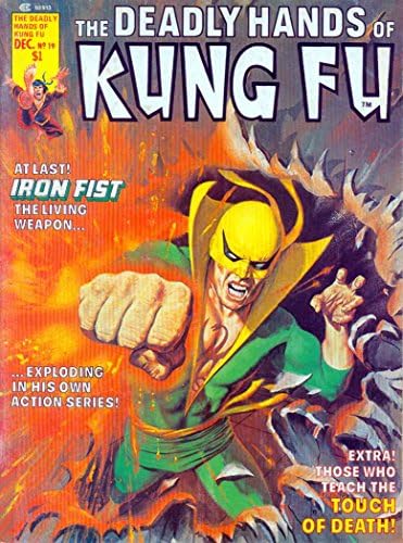 Kung Fu'nun Ölümcül Elleri 19 KAPAKSIZ; Marvel çizgi romanı