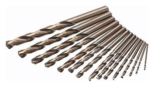Çelik matkap uçları Karbür freze kesicisi 15 adet 1.5-10mm Kobalt Matkap Çelik Düz Şaft Büküm Matkap Metal Ağaç İşleme