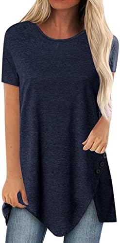 Yazlık gömlek Kadınlar için Bahar Üstleri Bayan 2023 V Yaka Kısa kadın Bluz Kadın T Shirt Tunik Üstleri Bahar
