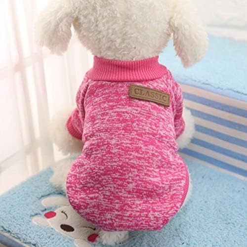 Zboro Köpek Giysileri Sıcak Köpek Kıyafeti Pet Ceket Kaban Kış Köpek Giysileri Yumuşak Kazak Giyim Küçük Köpekler