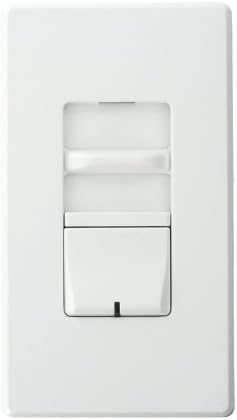 Leviton AWSMT - XAW Renoir II Preset Slide Dimmer, Balast 2 Telli kontrol, ince ısı emici, dar, 5 A, Beyaz