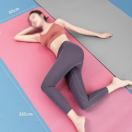 IEASEyjd Yoga Paspaslar Yoga Mat, Tüm Amaçlı Ekstra Kalın Yoga Fitness & Egzersiz Paspaslar Taşıma Kayışı ile, yüksek