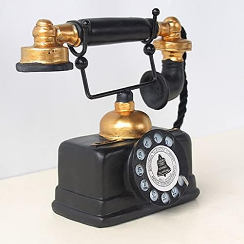 MYAOU Retro Kablolu Sabit Telefon, Klasik Vintage Eski Moda Telefon Ev ve Ofis için, kablolu Ev Telefonu Hediye Yaşlılar