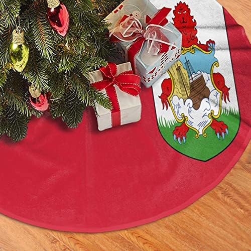 Noel Ağacı Etek, 30-48 İnç Bayrağı Bermuda Ağacı Mat Noel Süslemeleri için Tatil Parti Süsler
