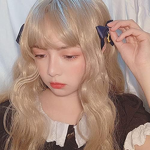 Houchu Basit Zarif Kumaş Ay Şekli Kız Kore Lolita saç tokası Yay Saç Tokası Kiraz Çiçekleri saç aksesuarları (Sağ,