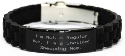 Inspire Shetland Çoban Köpeği Siyah Kilit Toka Bilezik, ben sıradan bir anne değilim. Ben bir, Arkadaşlar için Komik