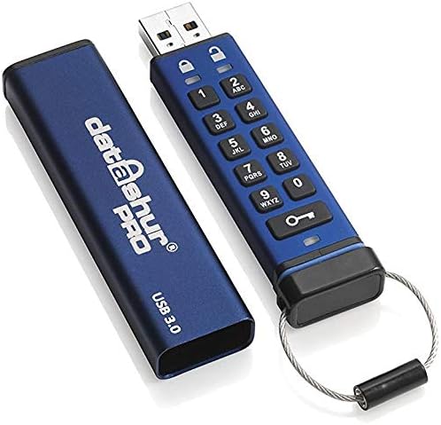 iStorage datAshur PRO 8 GB | Şifreli USB Bellek Çubuğu / FIPS 140-2 Seviye 3 Sertifikalı / Şifre korumalı / Toz /